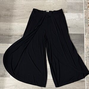 GOOD Luck Gem Fly Away Black Wide-Leg Women's Pants